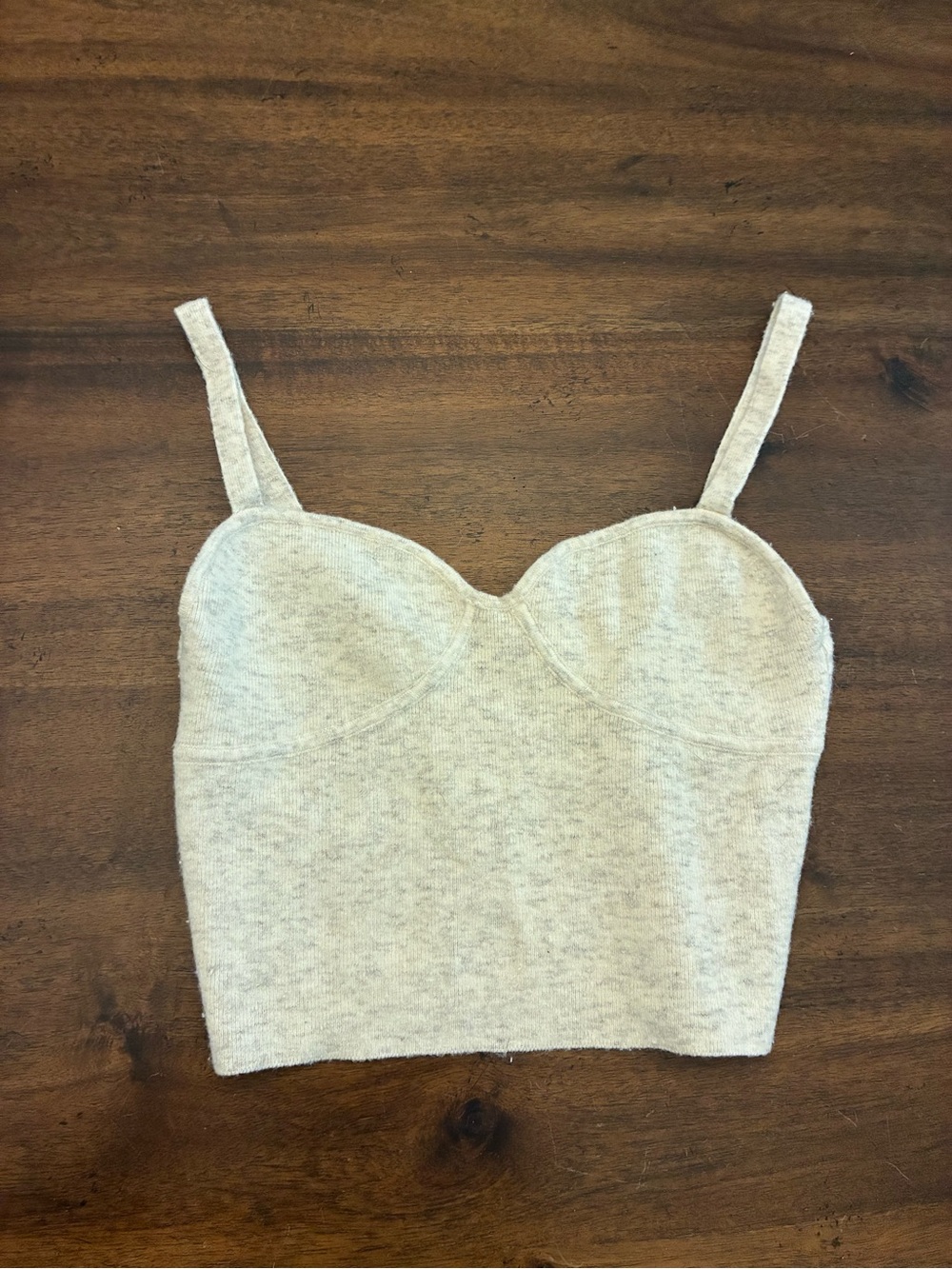 Aritzia Wilfred Sicily Sweater Tank Top Women’s Medium Cream Cropped